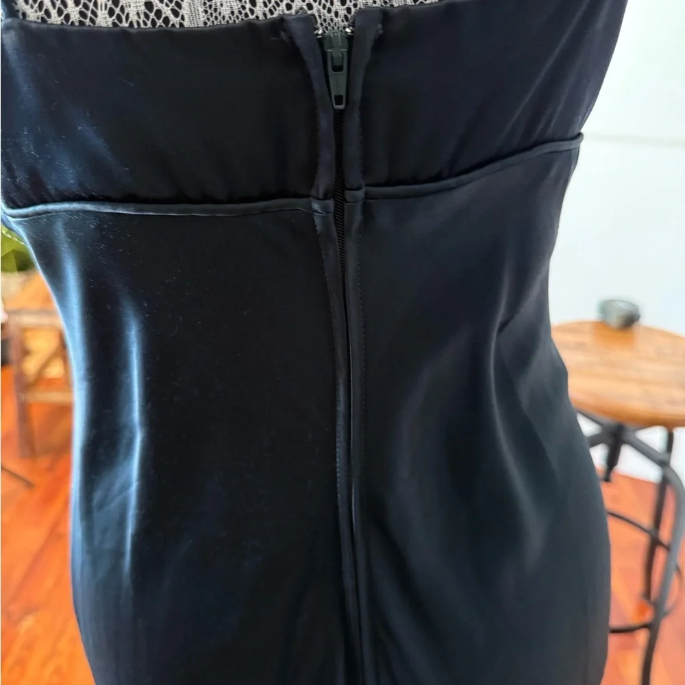 Mermaid Sexy & Sophisticated Glam vintage Teal Maxi Dress - Picture 2 of 6